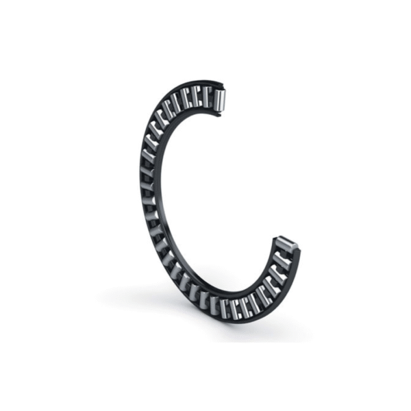 Axial needle roller and cage assemblies